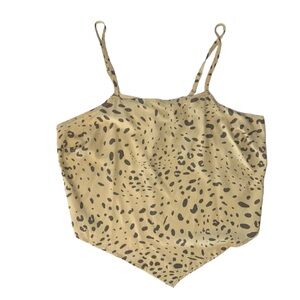 Grayson Threads Leopard Print Bandana Top 2X NWT